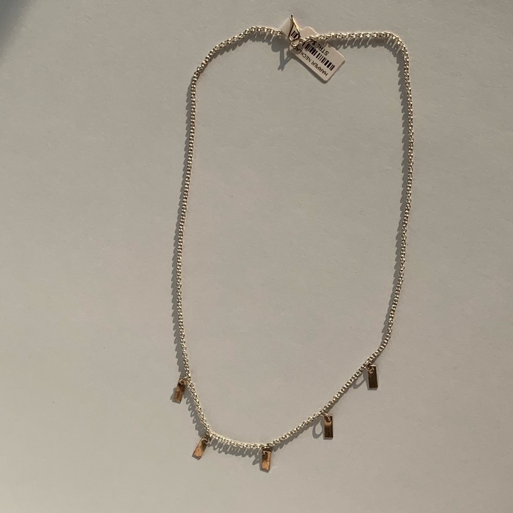Silver Sarah Briggs Harper necklace